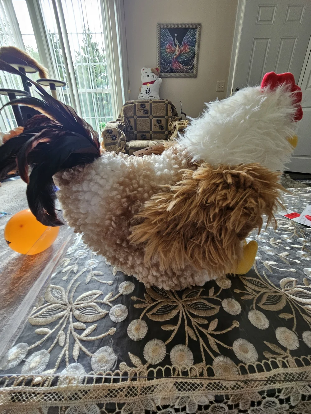 Charming Plush Rooster Toy
